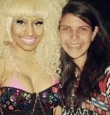 Rosinés Chávez con Nicki Minaj