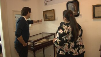 Guillermo Andino recorre las instalaciones