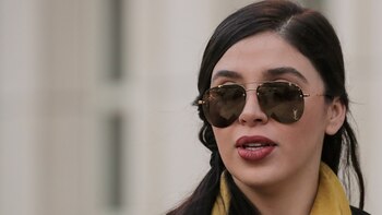 Emma Coronel Aispuro durante el