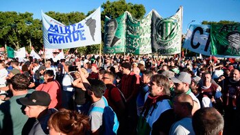 La marcha estuvo integrada por