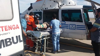 Así era trasladado el turista