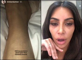 En Snapchat, Kim Kardashian lleva