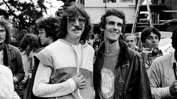 El Flaco junto a Charly