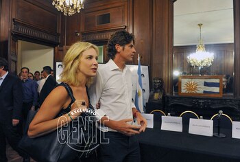 Carla Petersón y Martín Lousteau