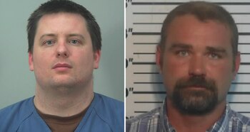 Bryan Rogers, a la izquierda