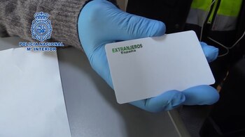 Una tarjeta de identidad en