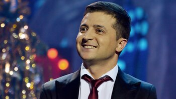 Volodomir Zelenski derrotó al presidente