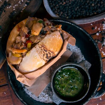 Sandwich de chupin de pescado