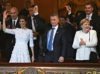 La emoción de Macri durante