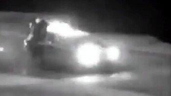 Tras la persecución, el auto