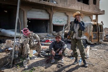 Combatientes de las Fuerzas Democráticas