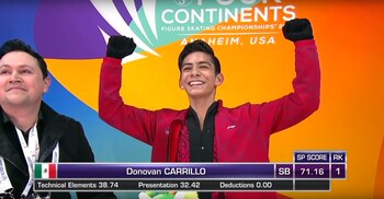 Donovan Carrillo calificó al Campeonato