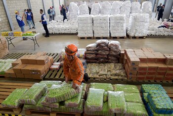La ayuda humanitaria en Colombia