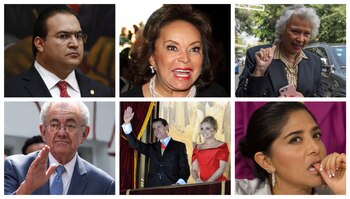 Algunos de los personajes que