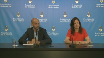 Los ministros Guillermo Dietrich y