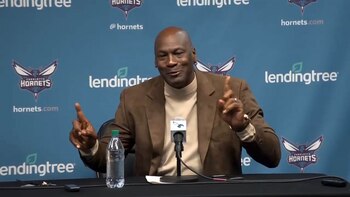 Michael Jordan se mostró contento