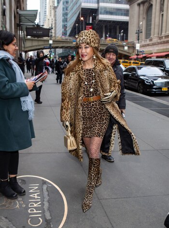 Total look animal print de