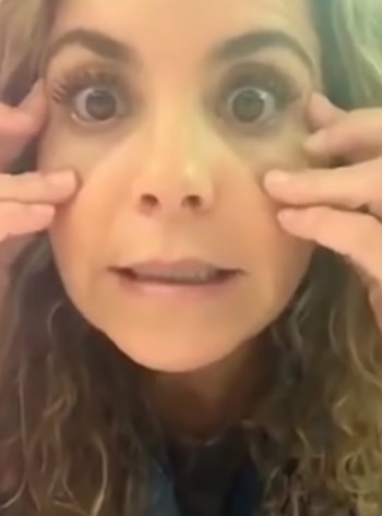 Lucero bromeó con el posible