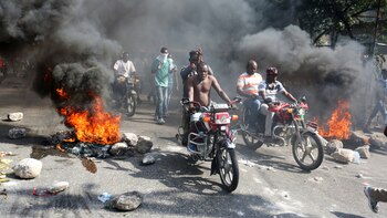 Protestas en Puerto Príncipe. (AP)