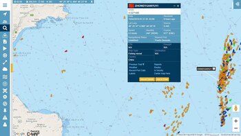 Ultimo registro del buque de