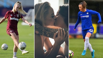 Las jugadoras suizas Alisha Lehmann (West Ham) y Ramona Bachmann (Chelsea) son rivales y novias a la vez