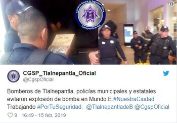 Se evacuó el centro comercial