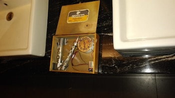 Así lucía la bomba encontrada