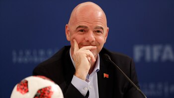 El presidente de la FIFA,