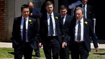 La delegación del Cardiff en