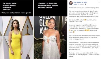 La conductora Elsa Burgos dijo