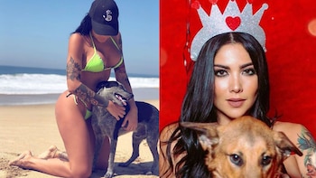 Así posó en bikini Erika