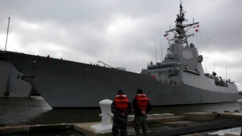 La fragata F-104 Méndez Núñez,