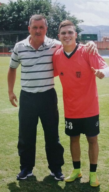 Jorge “Chucho” Betancurt Quiroz, junto