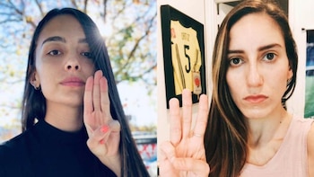 Isabella Echeverri y Melissa Ortíz