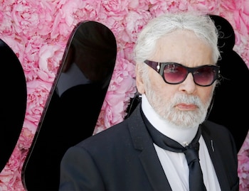 El diseñador alemán Karl Lagerfeld