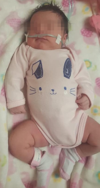 La abuela de la menor mencionó que la nena nació en buenas condiciones, pero que las bajas temperaturas hicieron que su salud se mermara y presentara neumonía. (Foto: Facebook de Noemí Hernández de Valdivia)