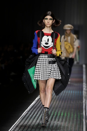 Con la cara de Mickey