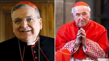 Raymond Burke y Walter Brandmüller