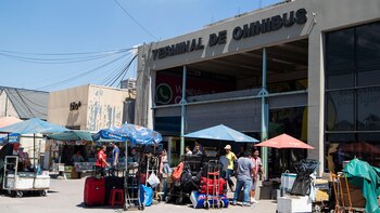 El ingreso a la terminal