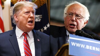 Donald Trump y Bernie Sanders