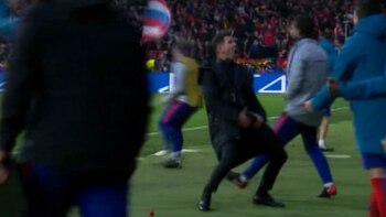El festejo de Diego Simeone