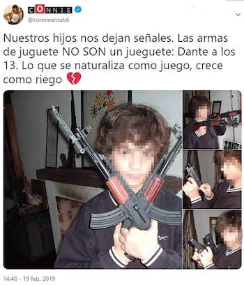 El posteo de Connie Ansaldi