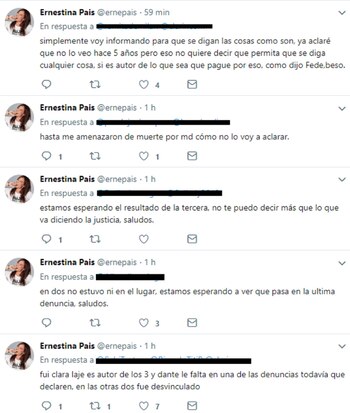 La hermana de Federica, además,