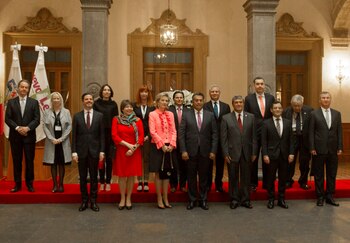 Durante la segunda parte de su visita oficial, Su Alteza Real viajó a Monterrey (Foto: Cuartoscuro)