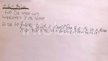 Un fragmento del dibujo que