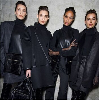 Backstage del desfile de otoño/invierno