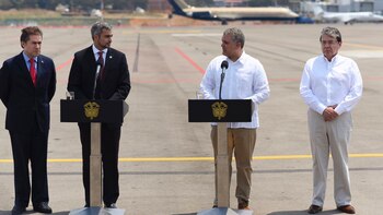 El presidente paraguayo Mario Abdo