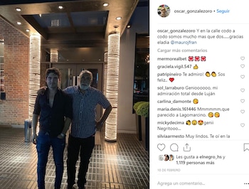 Una tierna dedicatoria del conductor