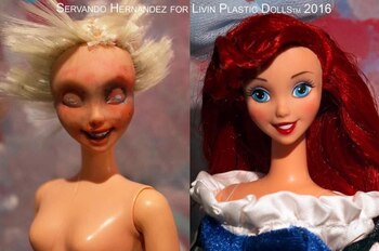 Restauración de una sirena hecha