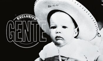 De bebé, con sombrero mexicano